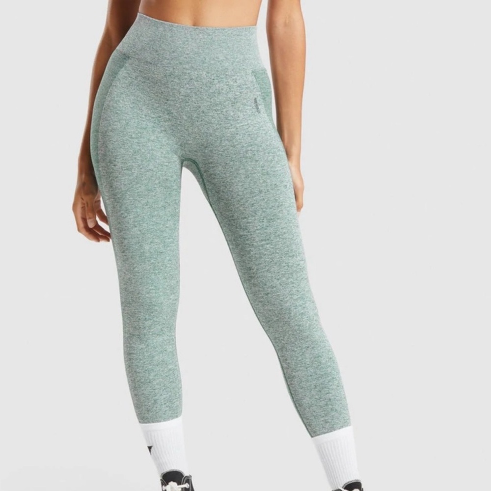 Gymshark Mint Green High-Waisted Seamless Leggings
